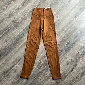 NWOT AERIE Burnt Orange Ribbed Leggings
